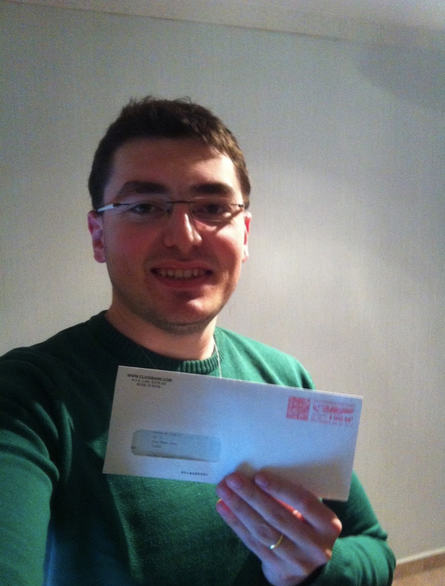 First ClickBank commission check